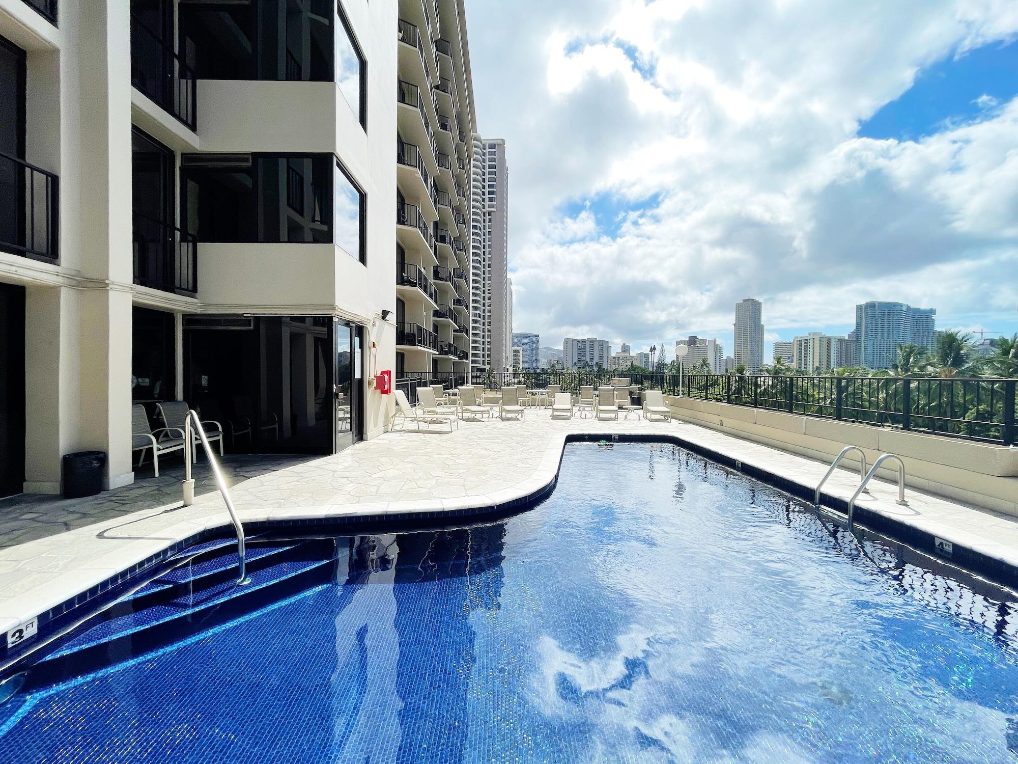 อควา ปาล์ม ไวกีกิ Aparthotel โฮโนลูลู ภายนอก รูปภาพ